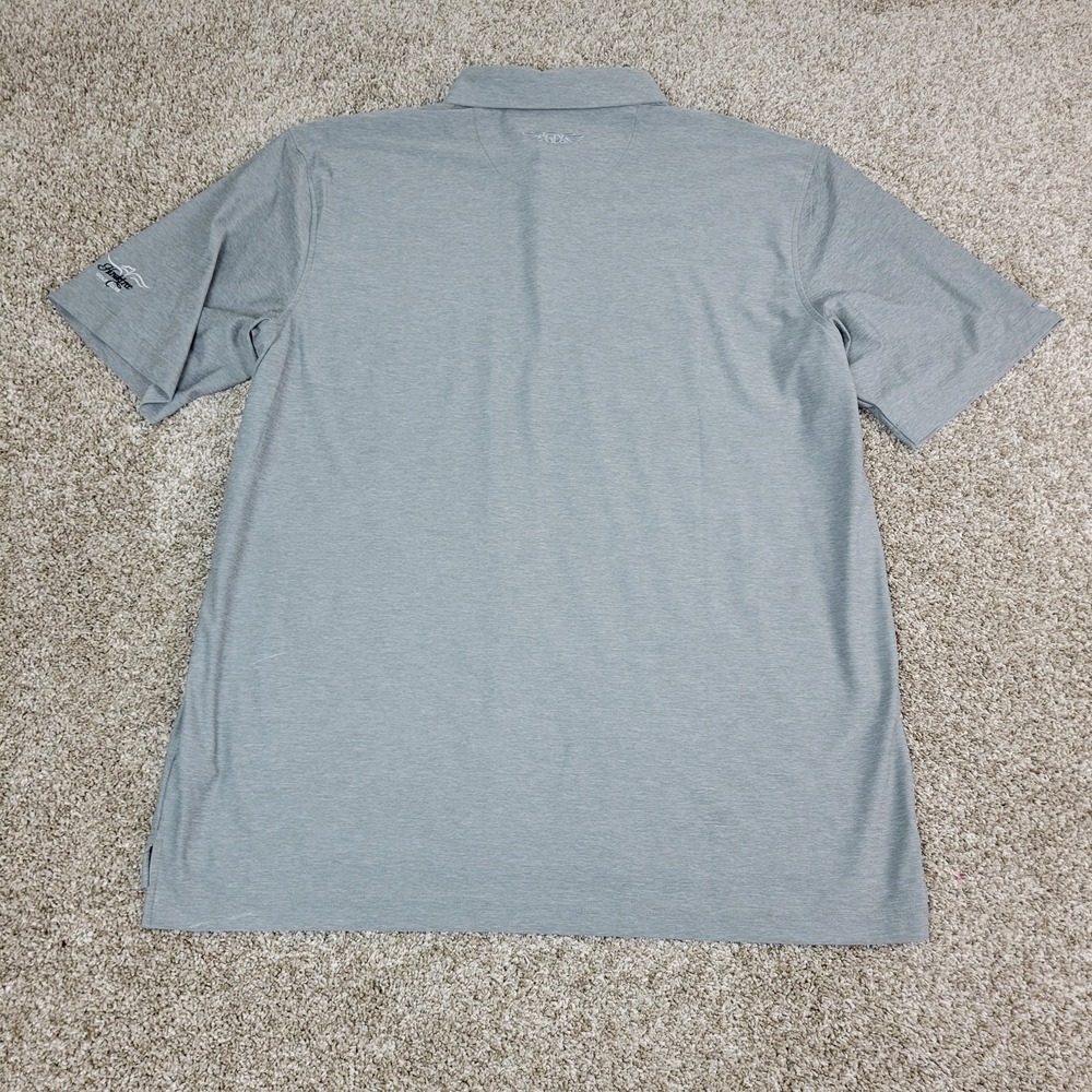 Straight Down Mens 2xl Solid Gray Performance Str… - image 3